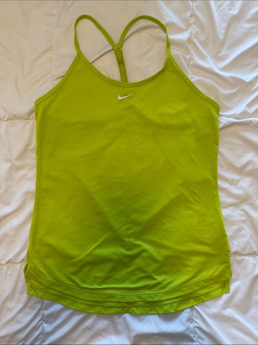 Nike Women’s Neon Green Strappy Performance Tank